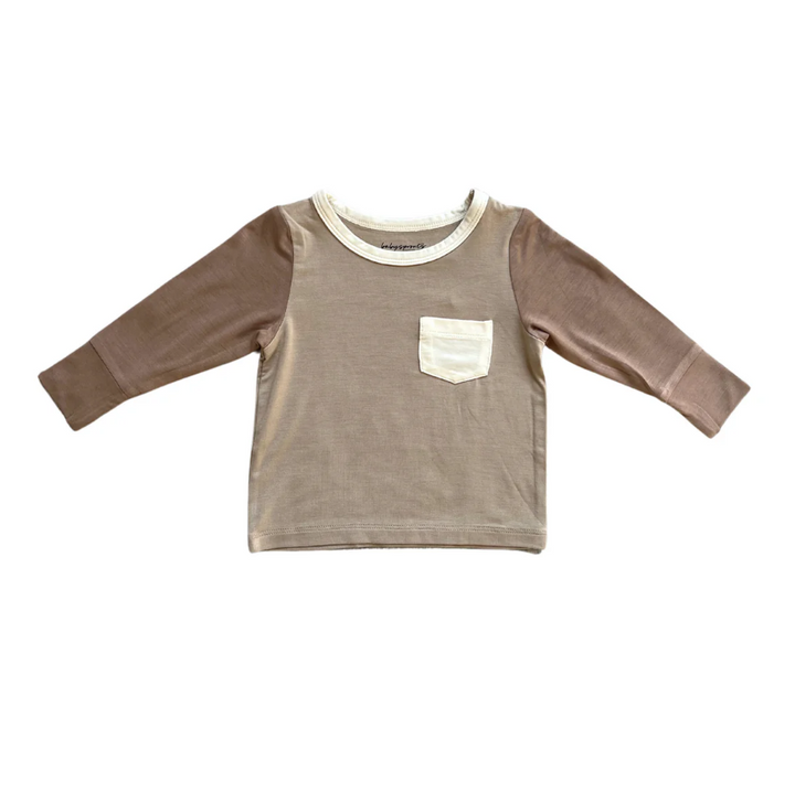 Cocoa Colorblock Pocket Shirt