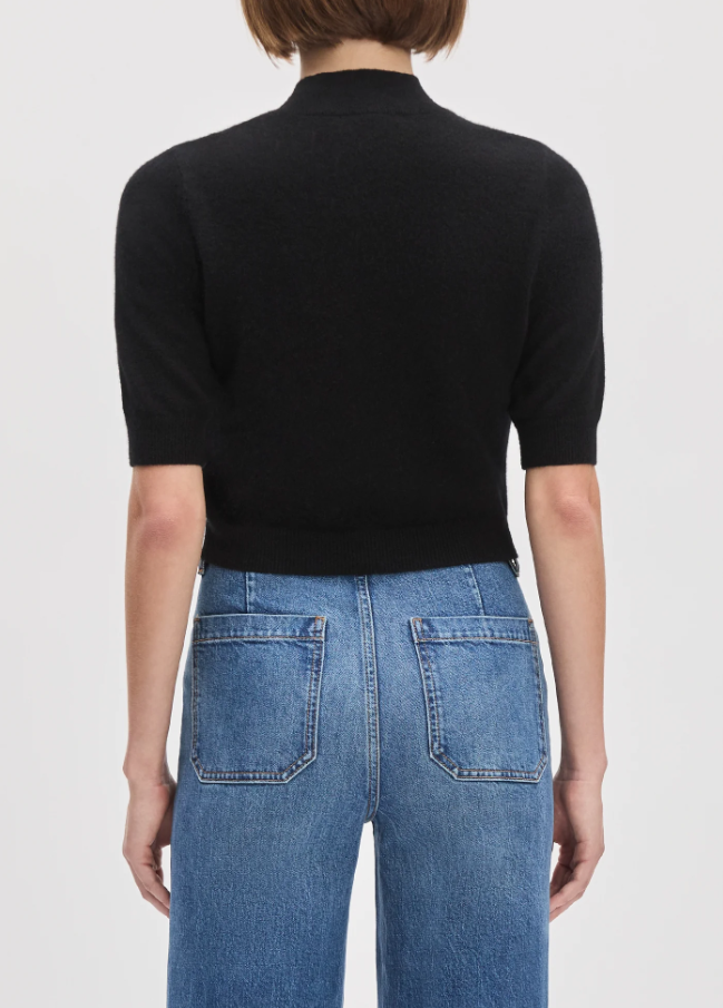 Bonnie Top, Black - 13 Hub Lane   |  Mock Neck Sweaters
