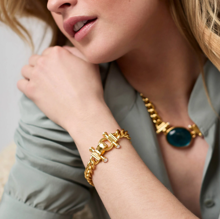 Julie Vos Dolce Demi Link Bracelet, Pearl - 13 Hub Lane   |  Link Bracelets