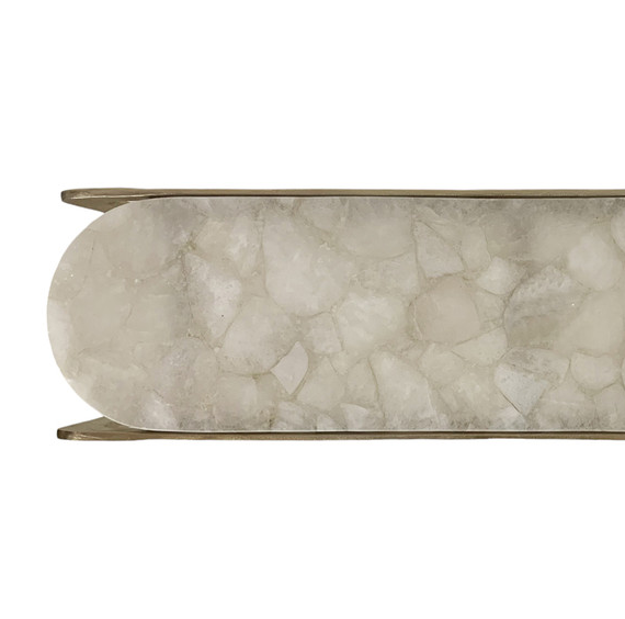 13 Hub Lane Larimore Quartz Top Console Table - Thumbnail 4