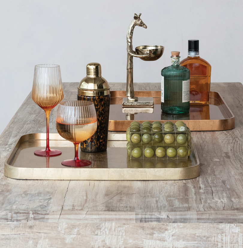 Lacquered Tray w/ Foil - 13 Hub Lane   |  