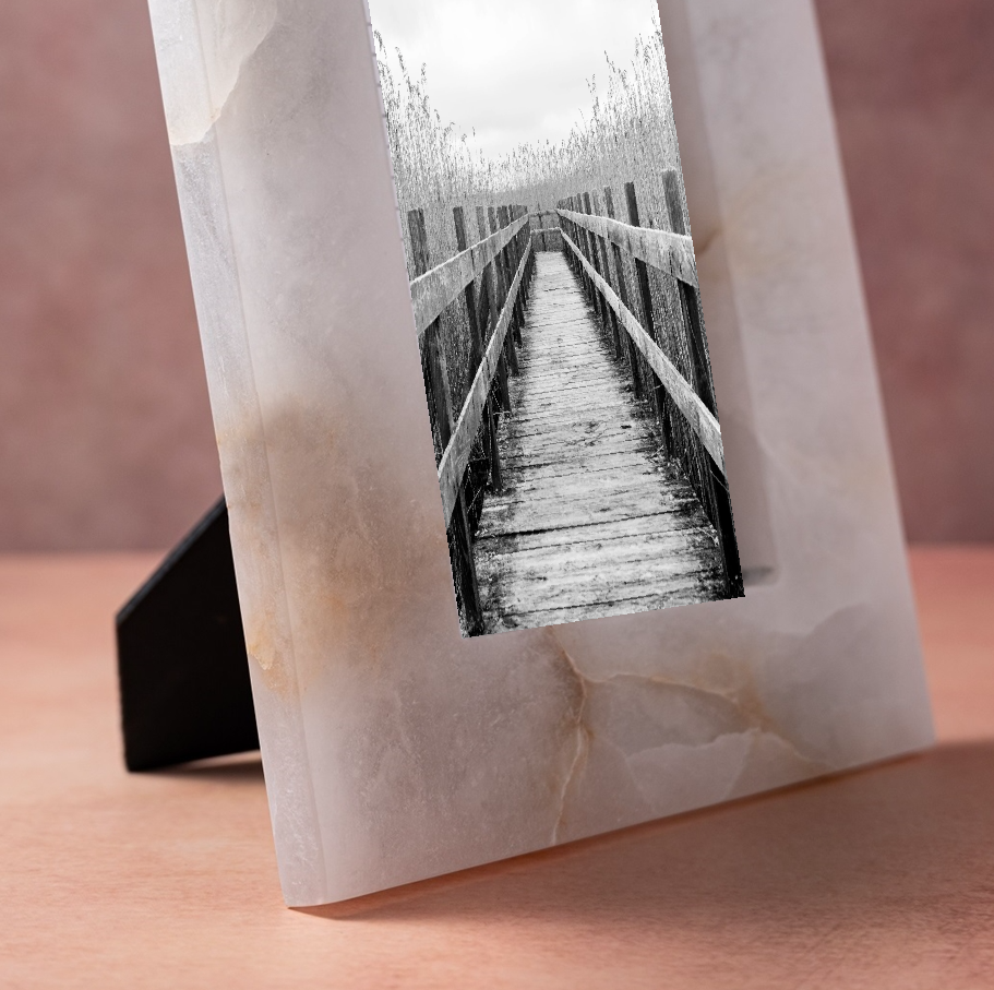 Alabaster Photo Frame - 13 Hub Lane   |  Marble & Stone Frames