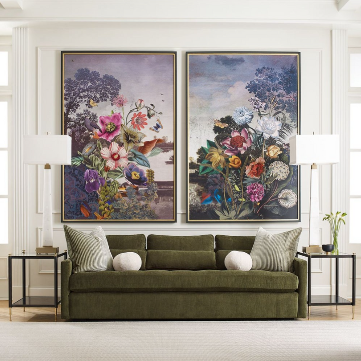 Tranquil Garden Fantasy Framed Print