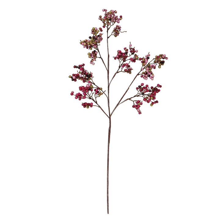 Faux Berry Stem, Burgundy - 13 Hub Lane   |  Botanical Stems