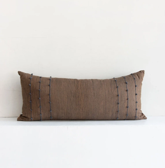 Pana Pillowcase - Cognac - 13 Hub Lane   |  Cotton Pillowcases