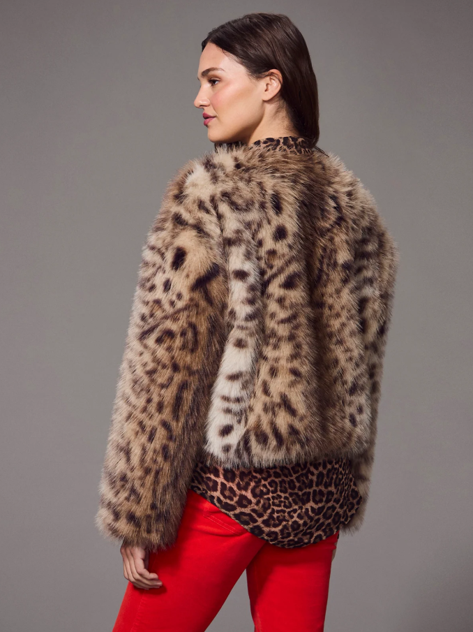 Everest Fur Jacket, Cheetah - 13 Hub Lane   |  