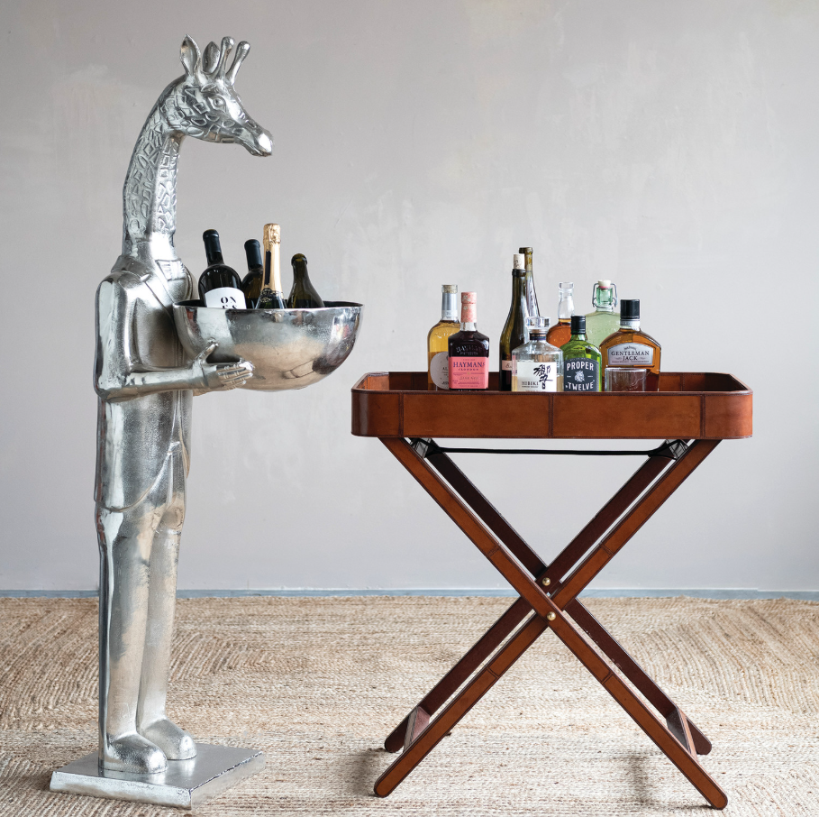 Leather Butler Tray - 13 Hub Lane   |  
