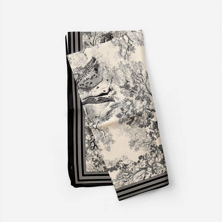 Jungle Print Square Scarf