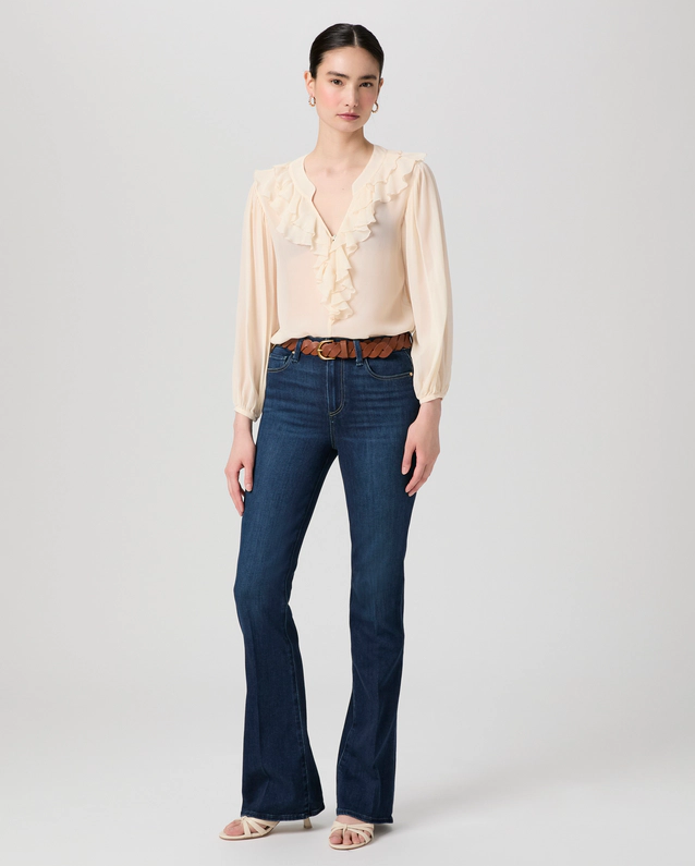 Paige High Rise Laurel Canyon 32" Bootcut Jean, Berlin - 13 Hub Lane   |  