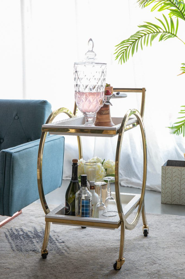 Quentin Bar Cart - 13 Hub Lane   |  Bar Carts