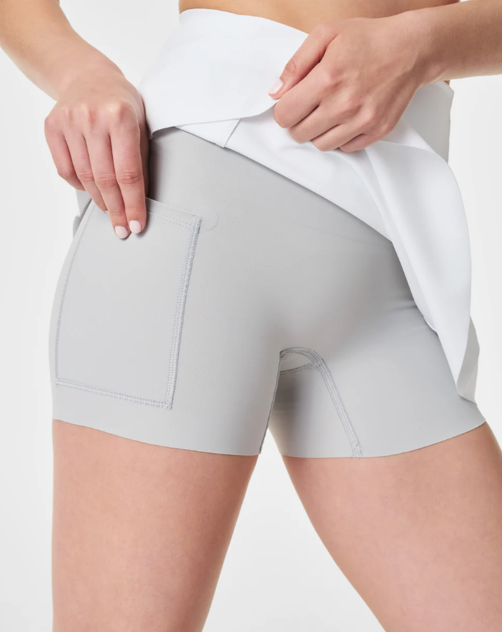 Spanx The Get Moving Core Luxe Skort, Vivid White