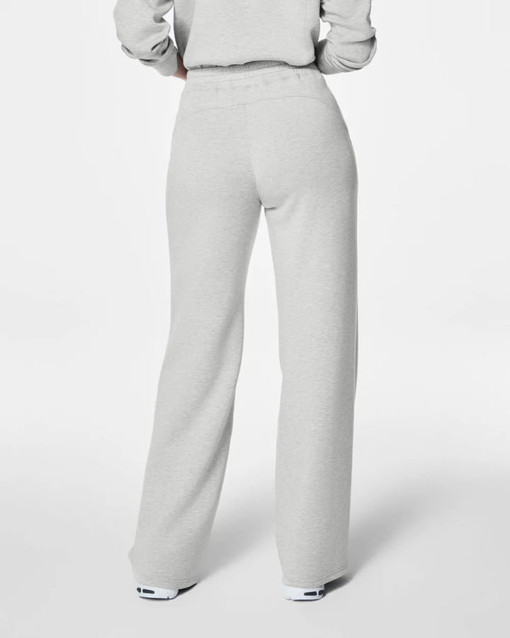 Spanx AirEssentials Wide Leg Pant, Light Grey Heather