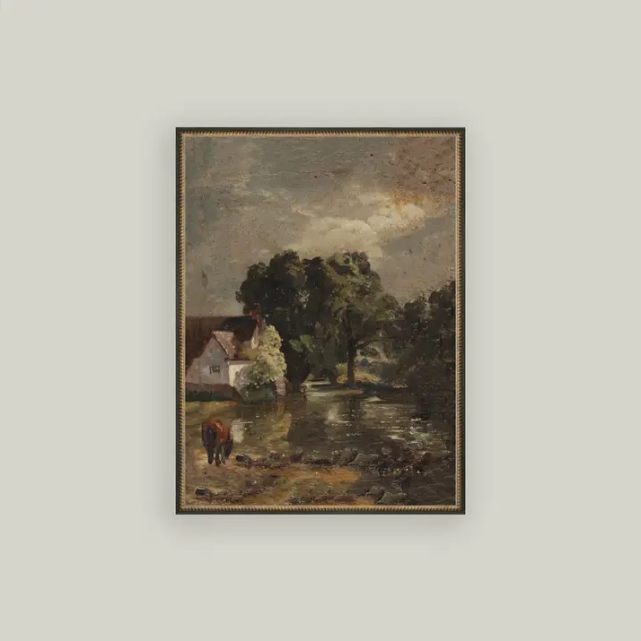 House By Flatford Mill - 13 Hub Lane   |  Small Wall Art