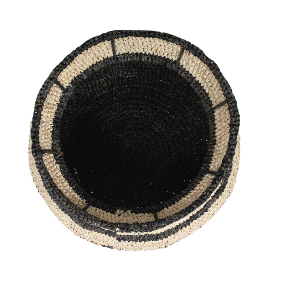 Sherrod Striped Seagrass Basket - Thumbnail 2