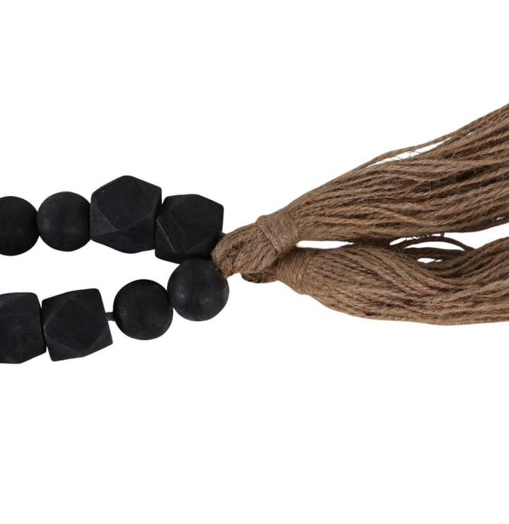 Duneford Beaded Garland, Black
