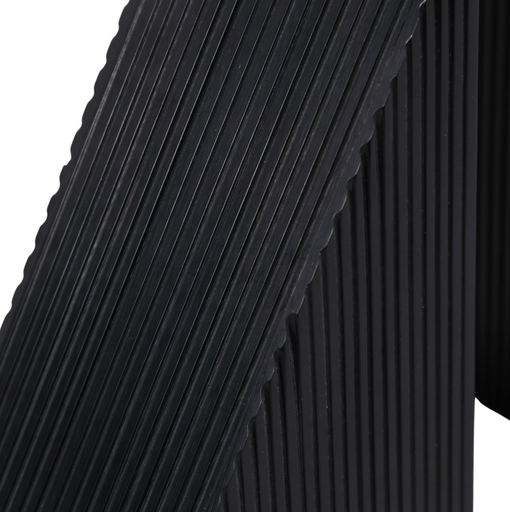 Triangular Resin Bookends, Black