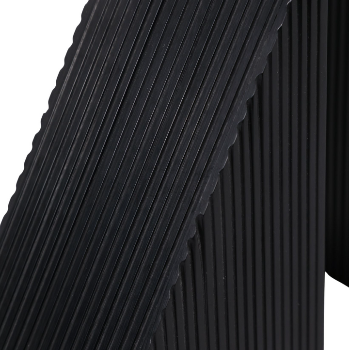 Triangular Resin Bookends, Black