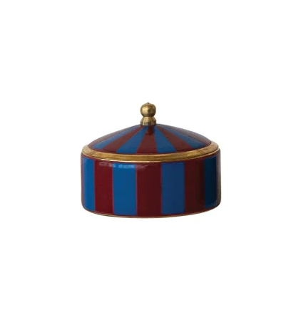 Round Striped Box