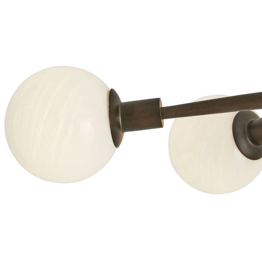 Meandering 14-Light Pendant, Bronze - 13 Hub Lane   |  Pendants