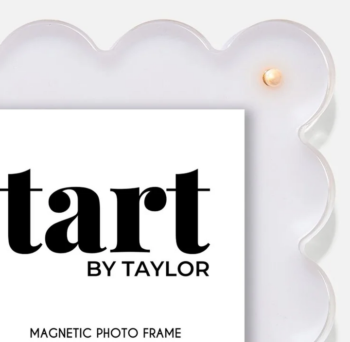 Mini Acrylic Frame, White - 13 Hub Lane   |  Acrylic Frames