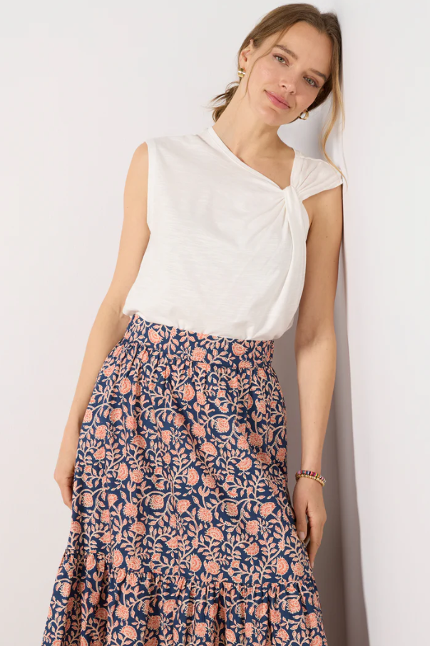 So Twisted Muscle Tee, White - 13 Hub Lane   |  Cap Sleeve Tees