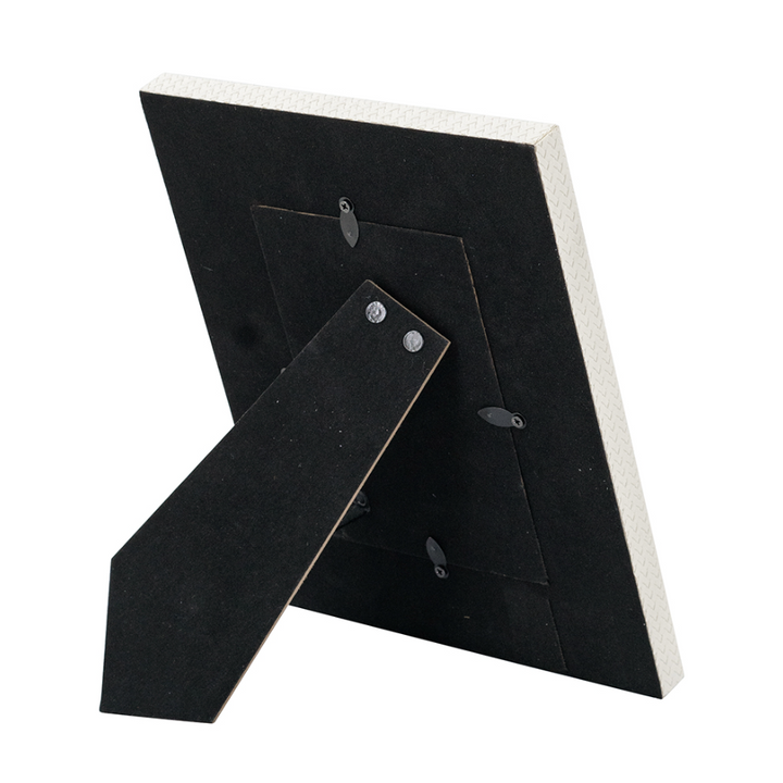 Faux Leather Frame, White - 13 Hub Lane   |  