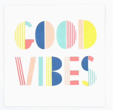 13 Hub Lane Good Vibes Cocktail Napkins - Thumbnail 3