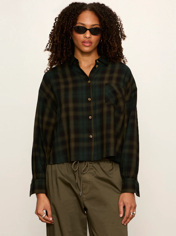 The Autumn Edit Flannel, Forest Plaid