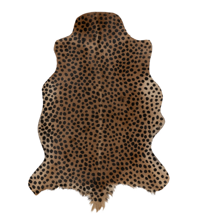 Cheetah Printed Goat Hide