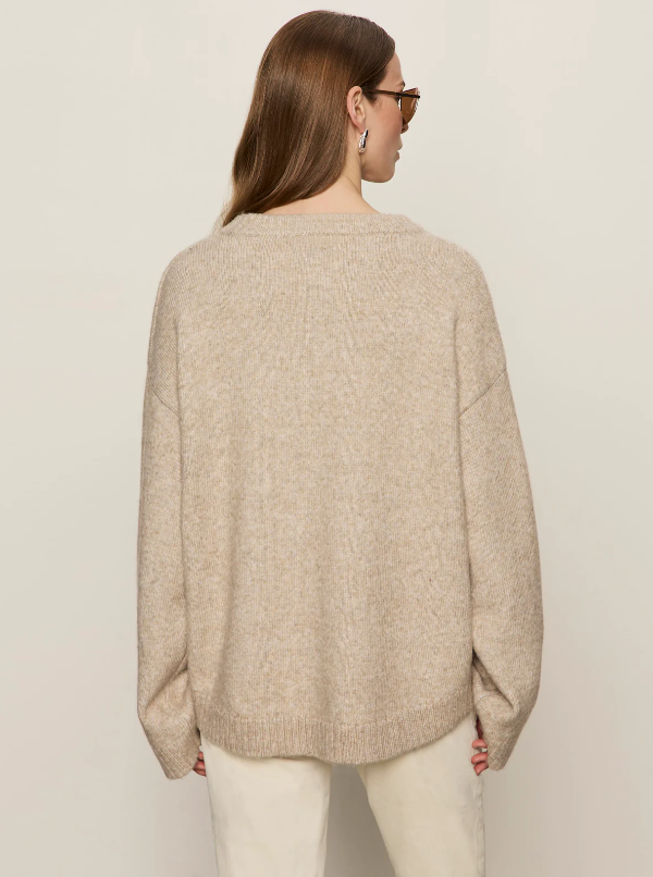 Go-To Sweater, Heathered Wheat