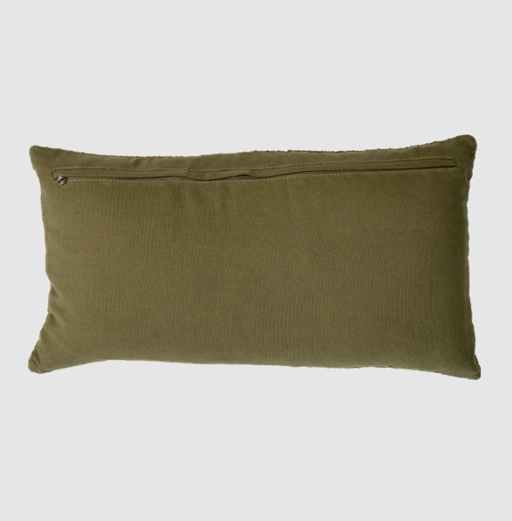 Waffle Weave Suede Lumbar, Forest - 13 Hub Lane   |  