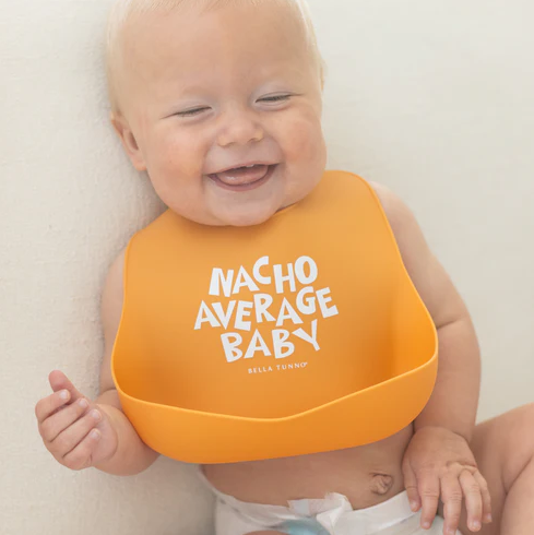 Nacho Average Baby Wonder Bib - 13 Hub Lane   |  Feeding Bibs