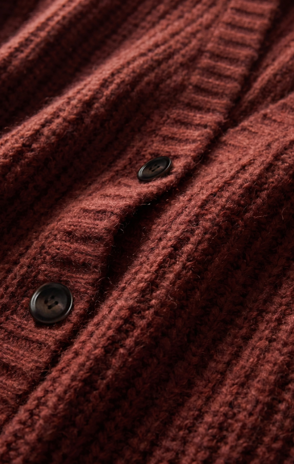 Whitmore Oversized Cardigan, Velvet Rouge