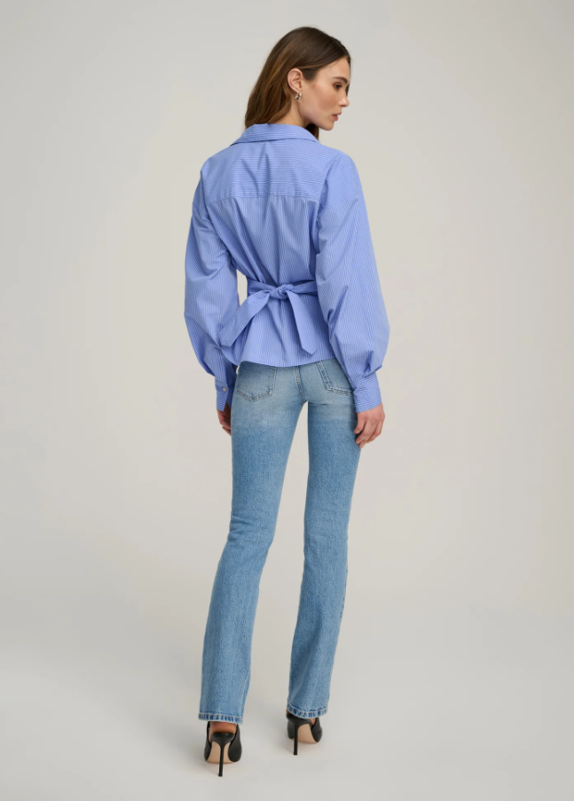 The Back Story Shirt, Blue & White Stripe