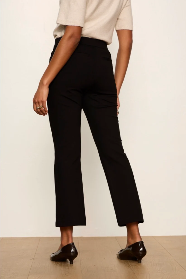 Mainline Ponte Flare Pants, Black