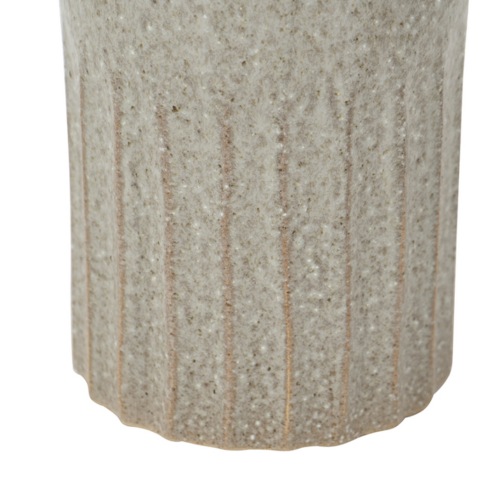 Ceramic Textured Cylinder Candle Holder - 13 Hub Lane   |  
