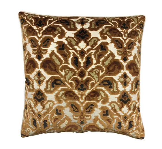 Buckingham Sienna Velvet Pillow - 13 Hub Lane   |  