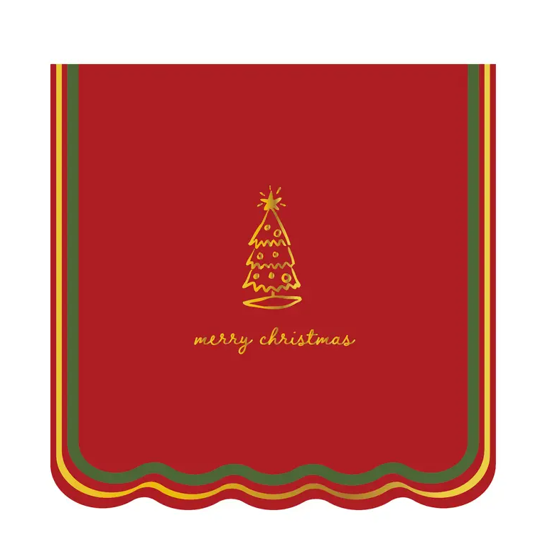 Christmas Icon Cocktail Napkins - 13 Hub Lane   |  Christmas Cocktail Napkins