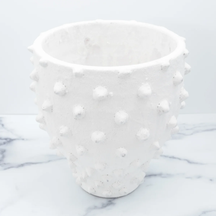 Coarse Terra-cotta Planter w/ Raised Dots
