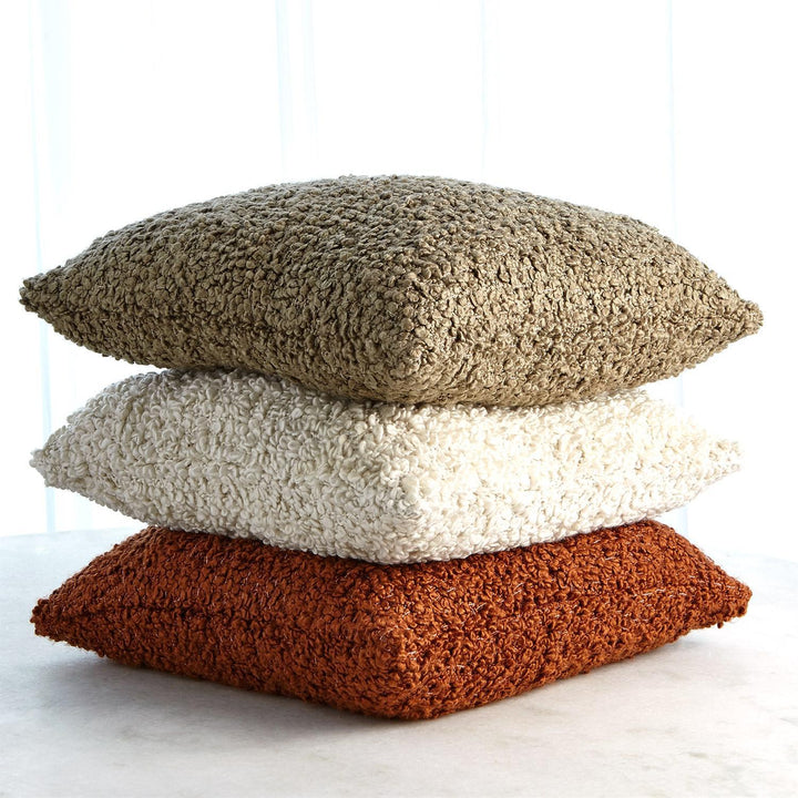 Textured Boucle Pillow, Natural