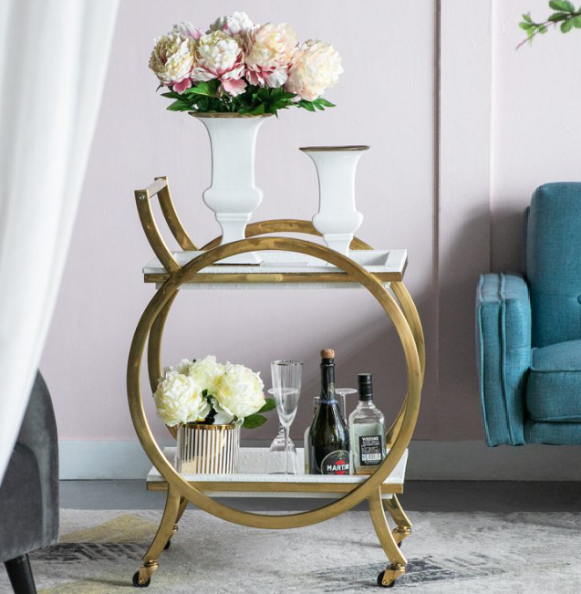 Quentin Bar Cart - 13 Hub Lane   |  Bar Carts