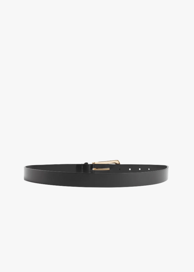 Favorite Daughter Statement Belt, Black & Gold - 13 Hub Lane   |  Leather Belts