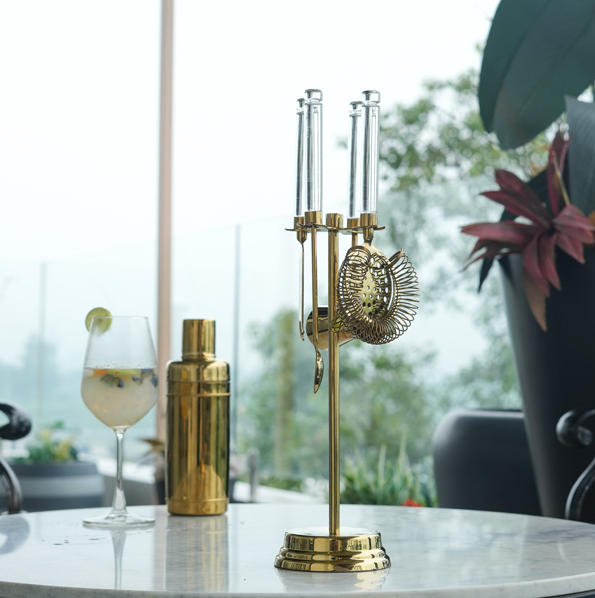 Acrylic Bar Tool Set w/ Stand - 13 Hub Lane   |  