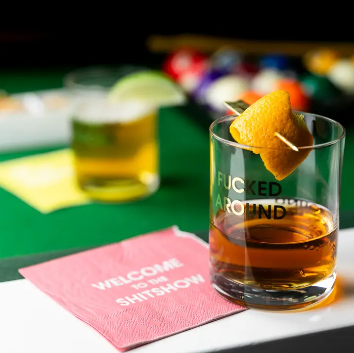 Welcome To the Shitshow - Cocktail Napkins - 13 Hub Lane   |  Funny Cocktail Napkins