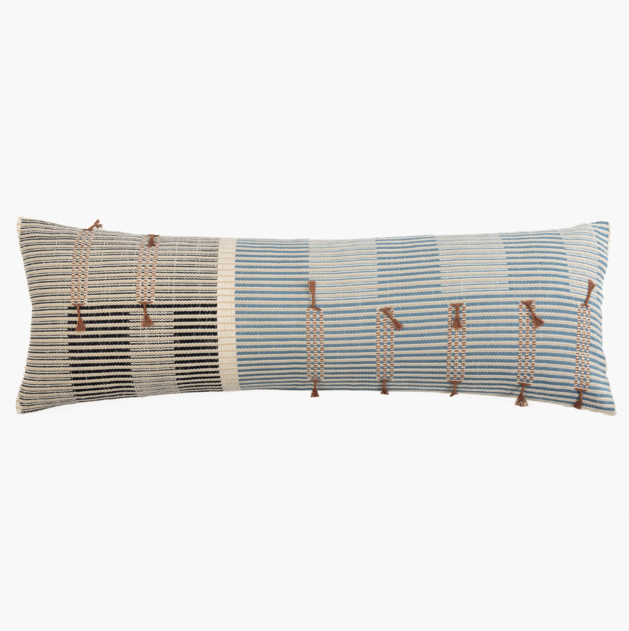 Mina, X Long Bolster, Adriatic - 13 Hub Lane   |  Bolster Pillows