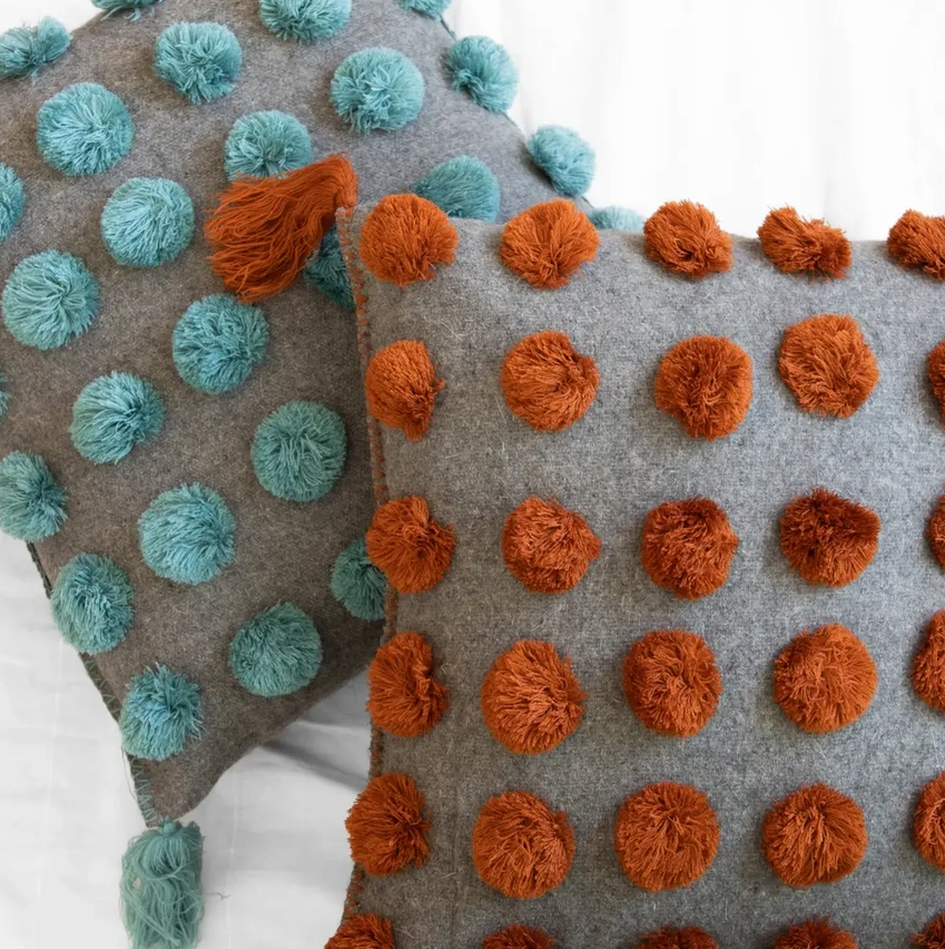 Ula Pom Pom Pillow - Thumbnail 2