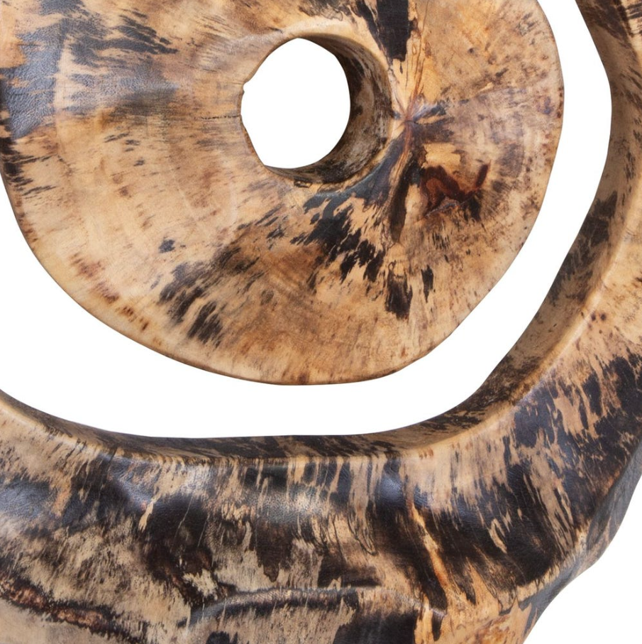 Corkscrew Wood Wall Decor - 13 Hub Lane   |  Wooden Wall Decor