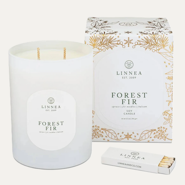 Linnea Forest Fir Two-Wick Candle - Large