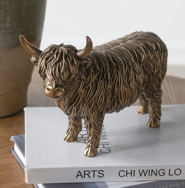 Highland Cow Statue