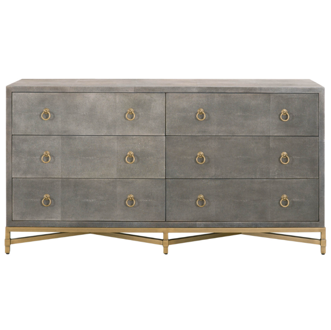 Strand Shagreen 6-Drawer Dresser